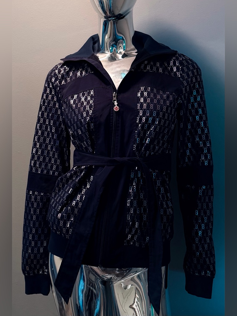 Rare Lululemon Limited Edition Foil Monogram Softshell Jacket